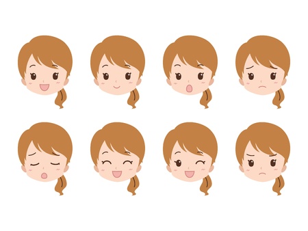 woman_faceのイラスト素材