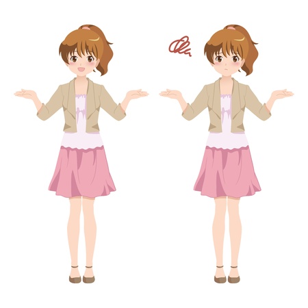 woman poseのイラスト素材