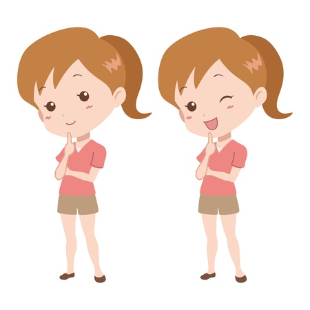 girl_think のイラスト素材