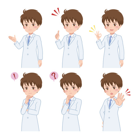 man poseのイラスト素材