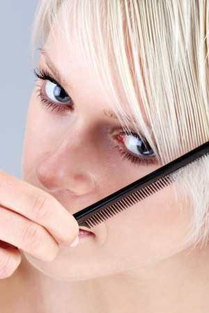 Hairstylingの写真素材