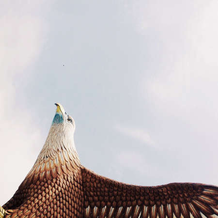 Lang Square is landmark for Langkawi Island in Malaysiaの素材