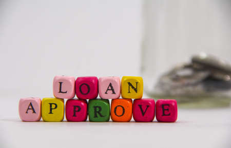 Loan is the last way to get something express. If loan was approve and will make someone happy.の写真素材
