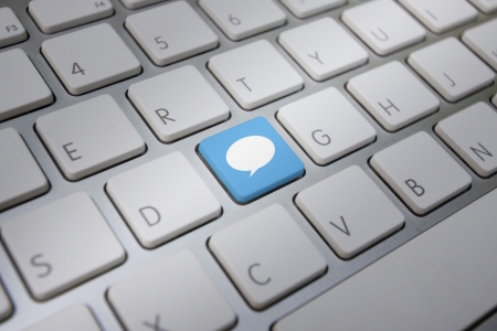 Keyboard - Social networkの写真素材