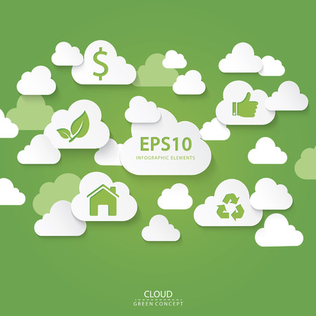Cloud Green ConceptFiles included のイラスト素材