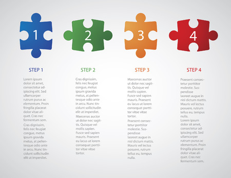 Connection Puzzleのイラスト素材