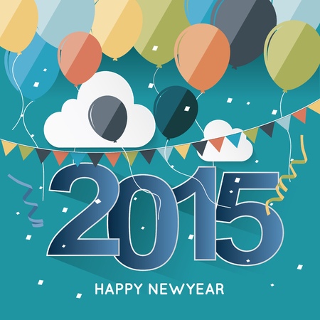 New year partyのイラスト素材