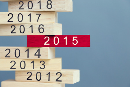 New year 2015の写真素材