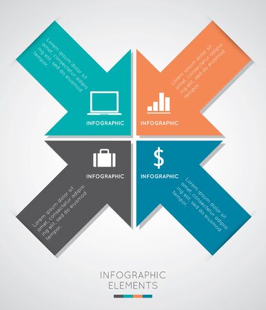 Modern Infographicsのイラスト素材