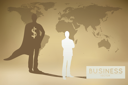 Busuness Heroのイラスト素材