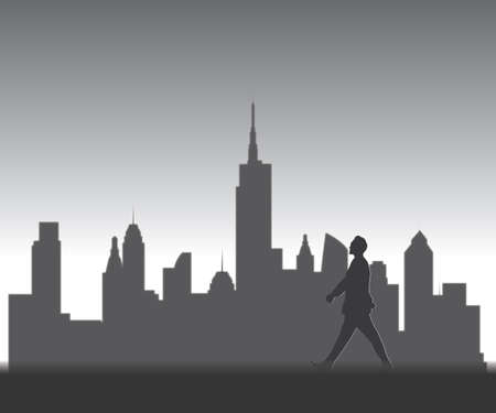 Silhouette people of Business concept.のイラスト素材