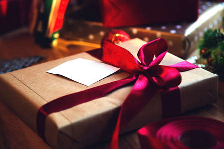 Christmas presentsの写真素材