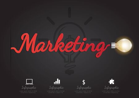 Infographic for marketing conceptのイラスト素材