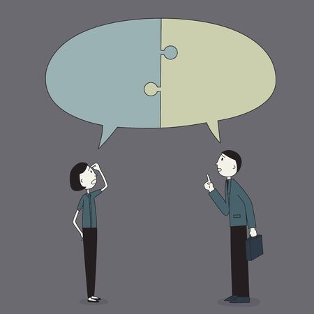 Businessman explainingのイラスト素材