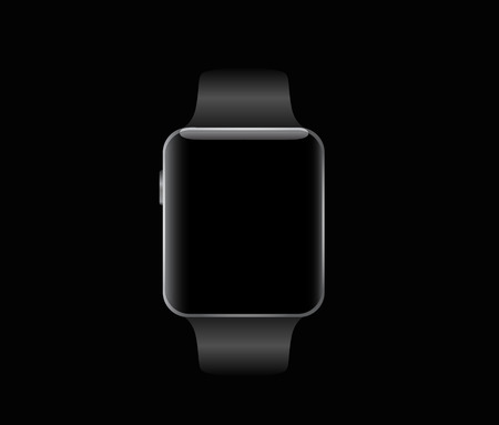 Smart electronic intelligence watch.Vector illustrationのイラスト素材