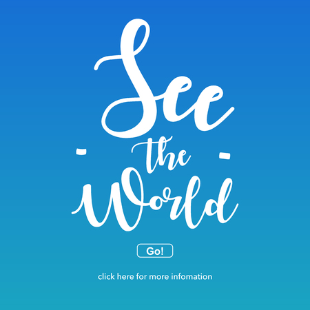 See the world.Travel and adventure concept.のイラスト素材