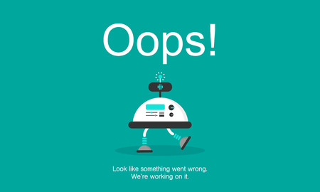 Page Not Found Error 404.Vector template