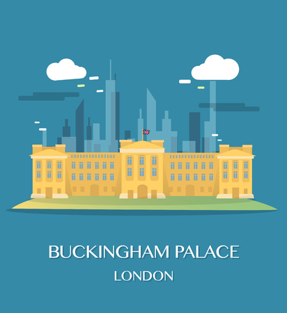 Famous London Landmark Saint Paul Illustration.のイラスト素材