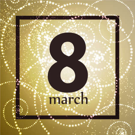 8 March - women's day. Abstract spiral vector background. Beautiful and elegant. Lines and spiralsのイラスト素材