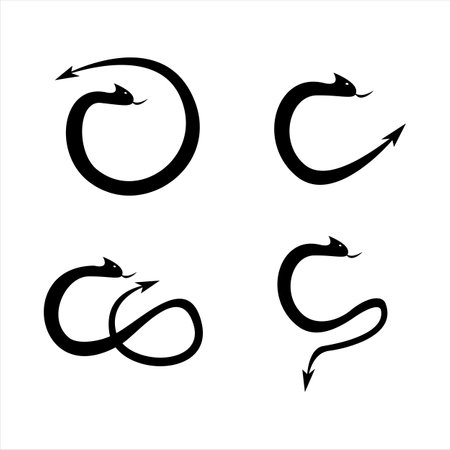 design set icon dragonのイラスト素材