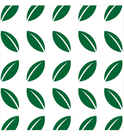 pattern leaf design vectorのイラスト素材