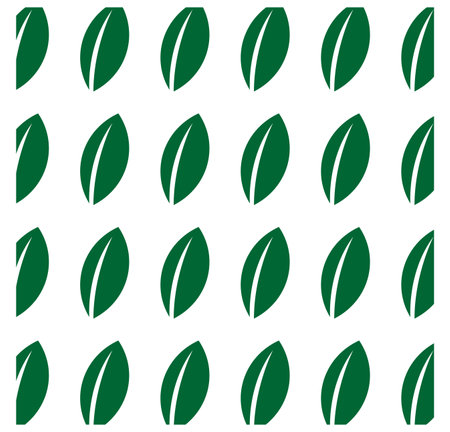 pattern leaf design vectorのイラスト素材
