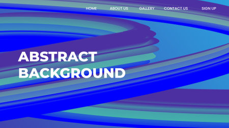 Abstract background with wavy lines. Vector illustration for your design.の写真素材