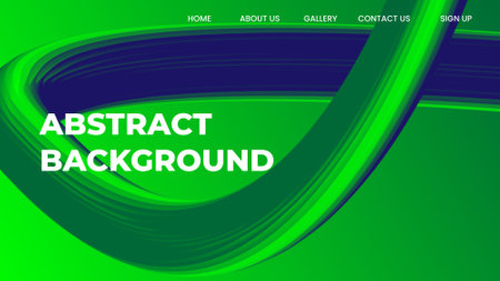 Green abstract background. Futuristic hi-tech design. Vector illustrationの写真素材