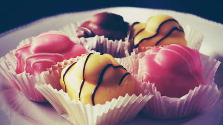 A Close up image of of tasty pastries on the table.