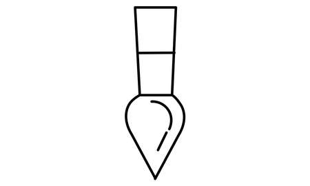 A vector illustration artwork of ink penのイラスト素材