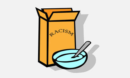 A vector illustration artwork of breakfast cereal package.のイラスト素材