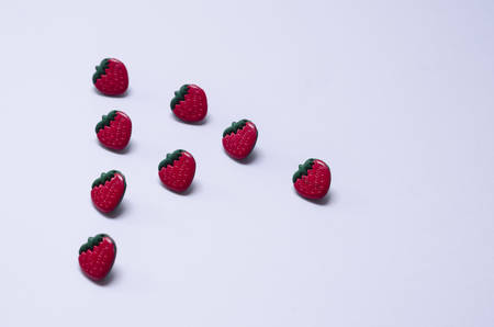 Strawberry beautiful seamless pattern. Berry strawberry, dessert, dietary healthy foodの写真素材