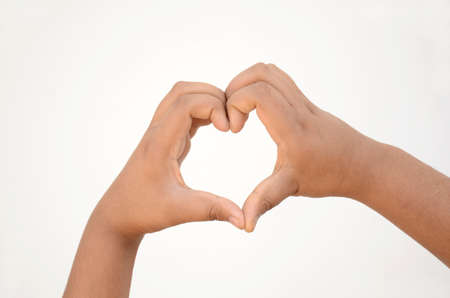 heart shape hands mental health awareness concept isolated on white background. background.