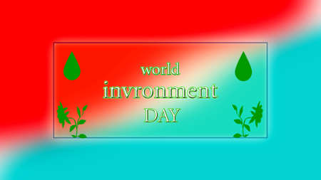 closeup the sky orange color with world environment day soft focus sky orange background.の写真素材