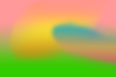 closeup the gradient yellow,red orange,green,pink color background.の写真素材