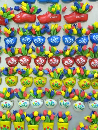 Ceramics industry work decoration at airport Schipol, Dutch.の写真素材