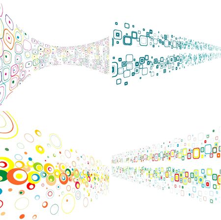 Abstract backgrounds for use in web design.のイラスト素材