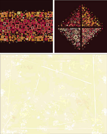 Set vintage patterns.のイラスト素材