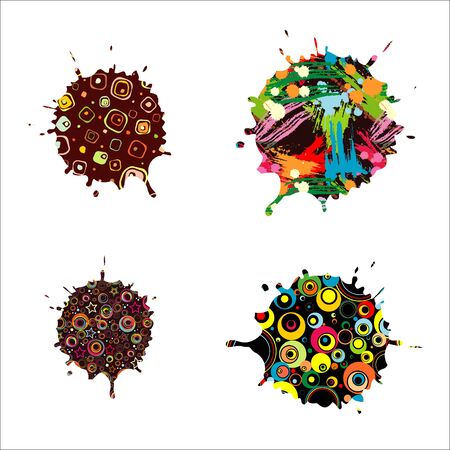 Collection from abstract imprintのイラスト素材