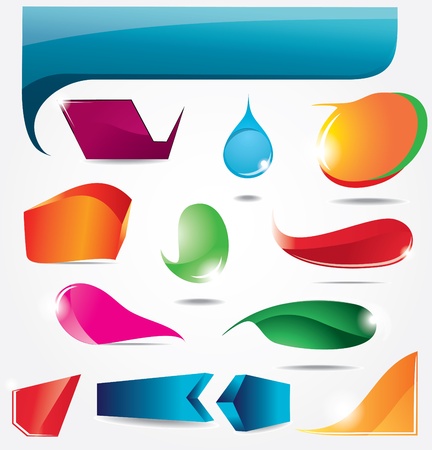 Collection bubbles for speechのイラスト素材