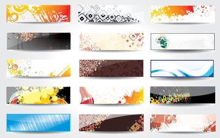 Banners glossy  のイラスト素材