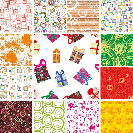 SEAMLESS WALLPAPERS のイラスト素材