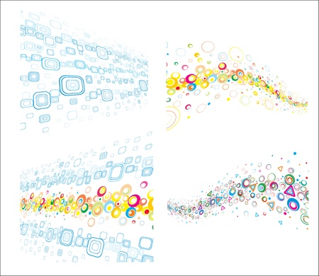 Abstract backgrounds for nice designのイラスト素材