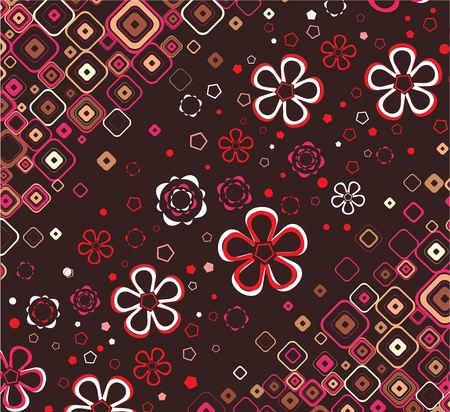 Floral wallpaper のイラスト素材