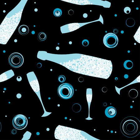 Seamless festive background のイラスト素材