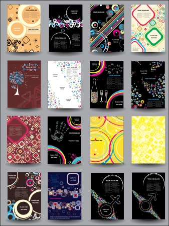 Collection Flyersのイラスト素材