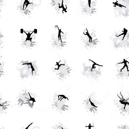 Seamless wallpaper for sports championshipsのイラスト素材