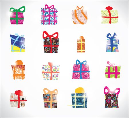 	Set  giftsのイラスト素材