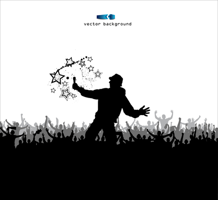 Poster for sports championships and concertsのイラスト素材