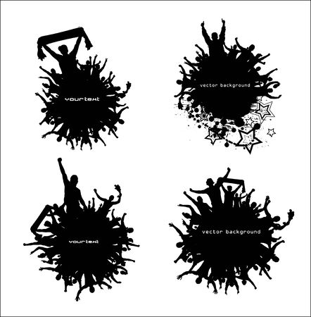 Poster for sports concerts and championshipsのイラスト素材